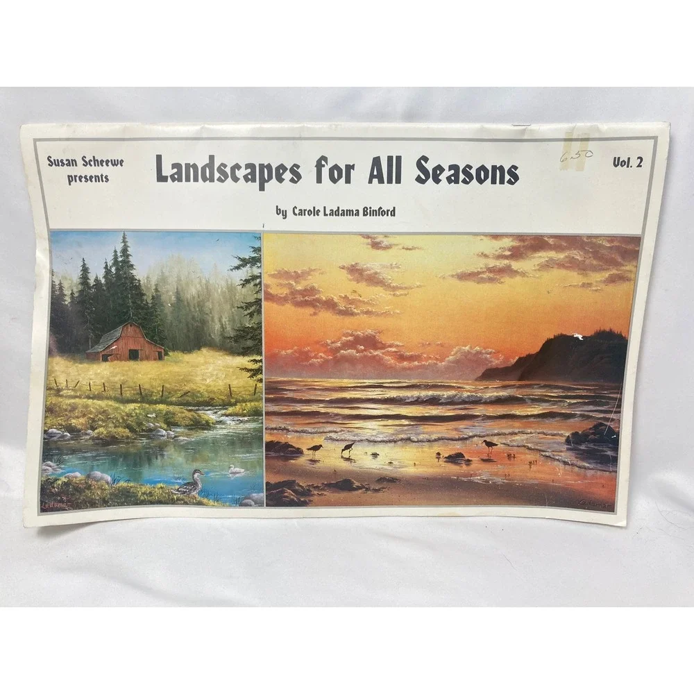 Landscapes for All Seasons Vol 2 Painting Pattern Book Binford 1984
